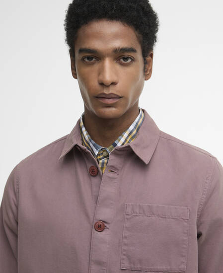 Overshirt Washed Cotton Peppercorn