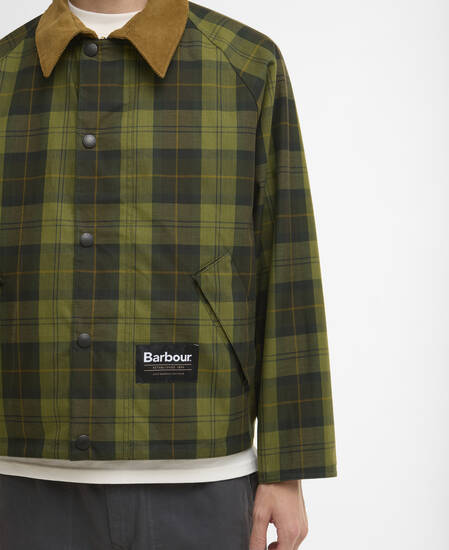 Oversized Reversible Transporter Jacket Bleached Olive