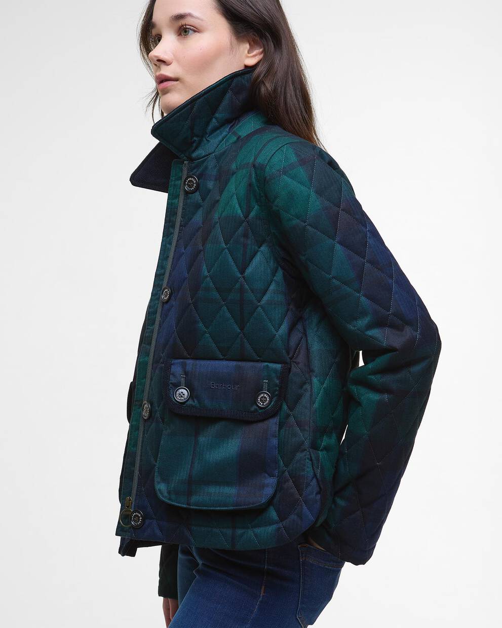 Steppjacke Loudon Tartan