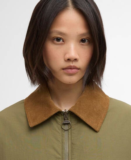 Maureen Reversible Casual Jacket Burnt Olive/Ancient