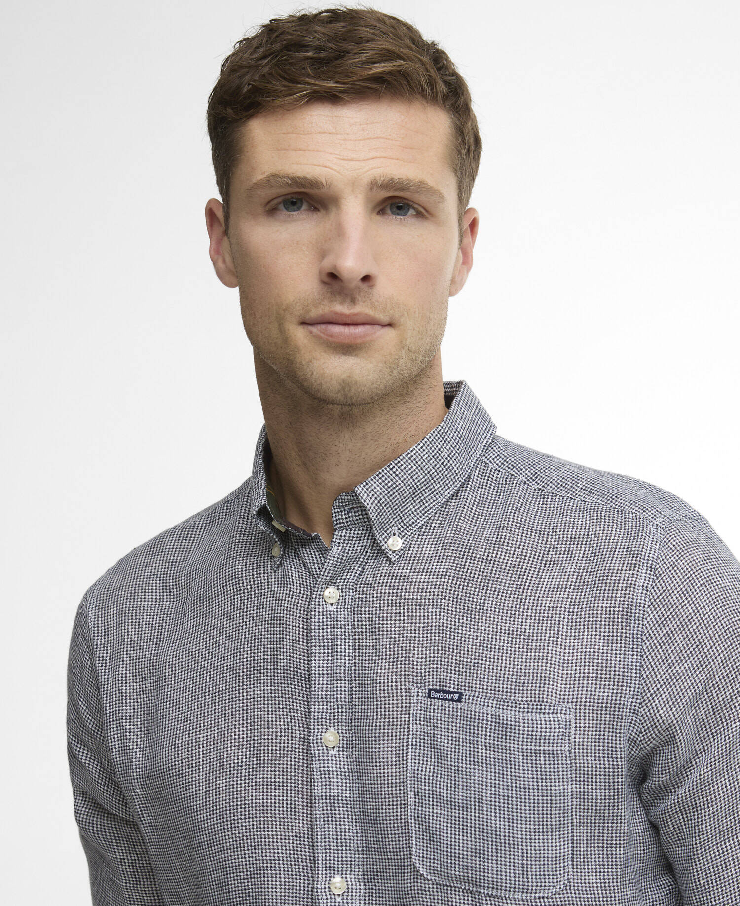 Camicia sartoriale di lino Linton image number 3