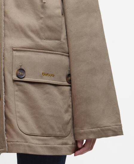 Delfina Casual Jacket Military Brown
