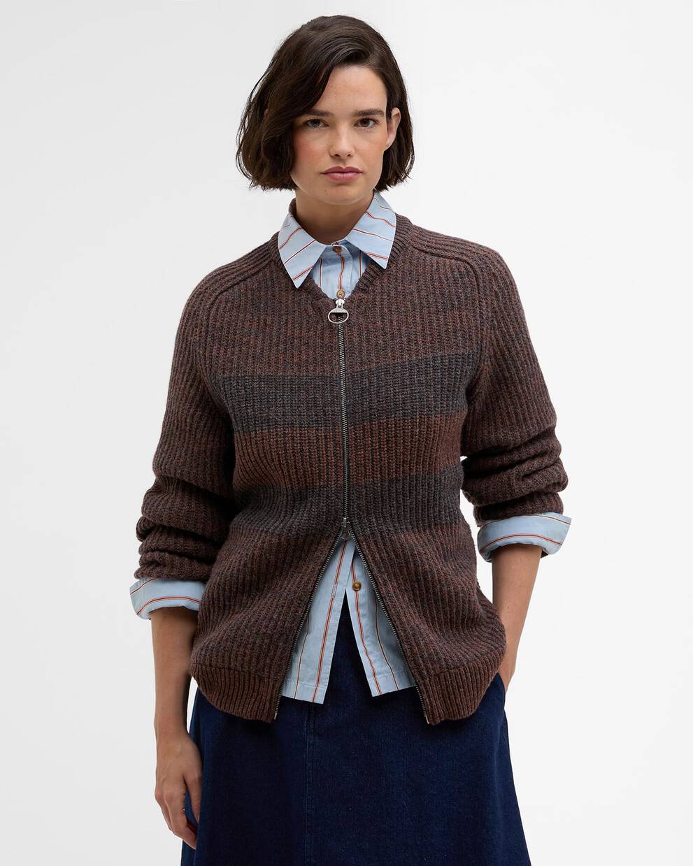 Paul Smith loves Barbour Knitted Bomber Jacket