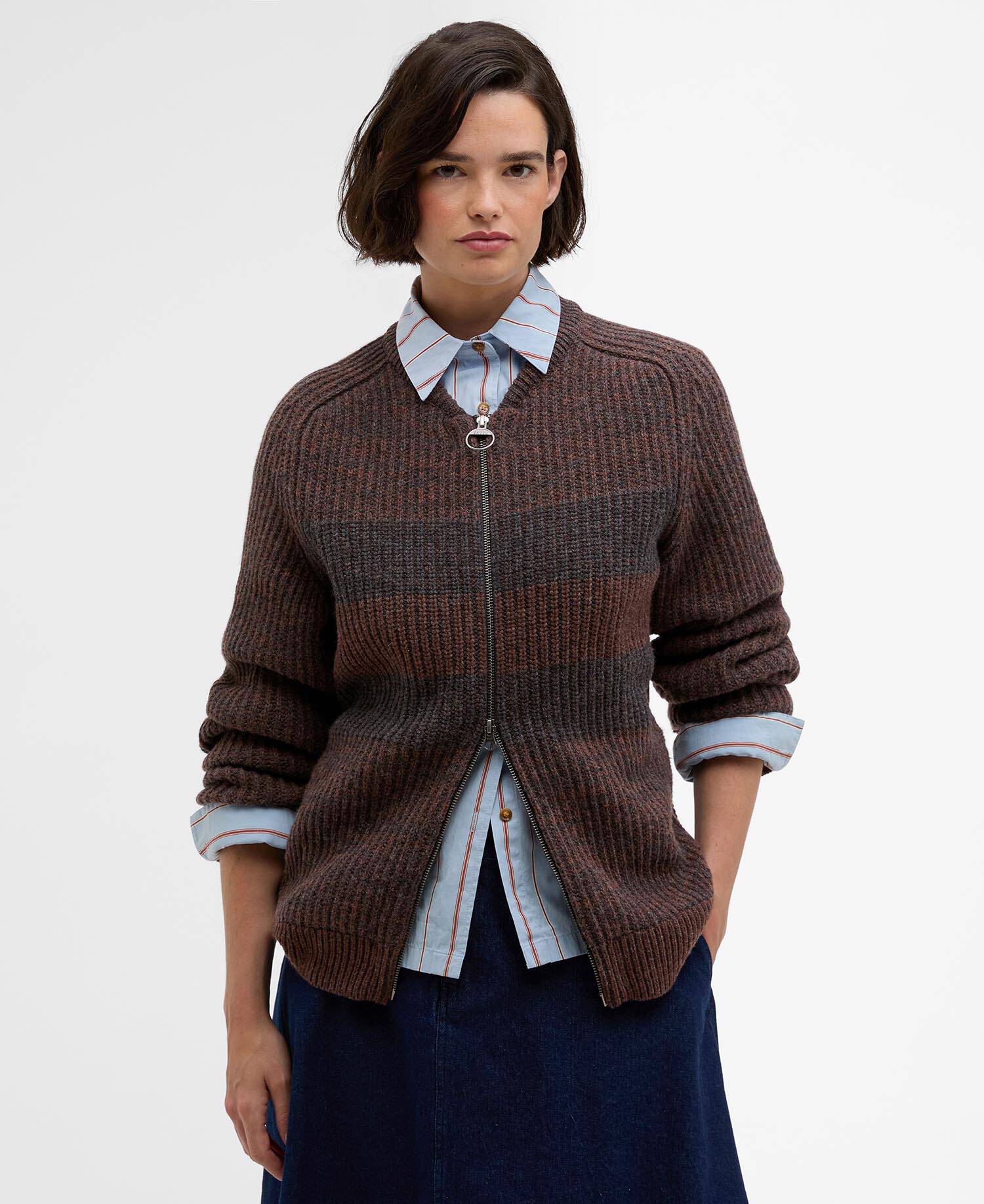 Paul Smith loves Barbour Knitted Bomber Jacket image number 2