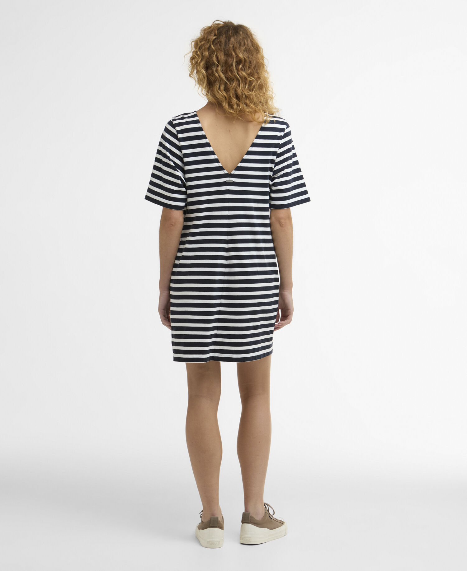 Kleid Lucinda Striped Mini Navy Stripe