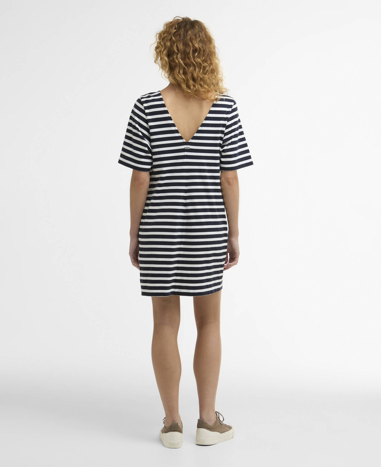Mini abito con motivo a righe Lucinda Navy Stripe image number 2