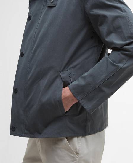 Peached Tracker Casual Jacket Charcoal