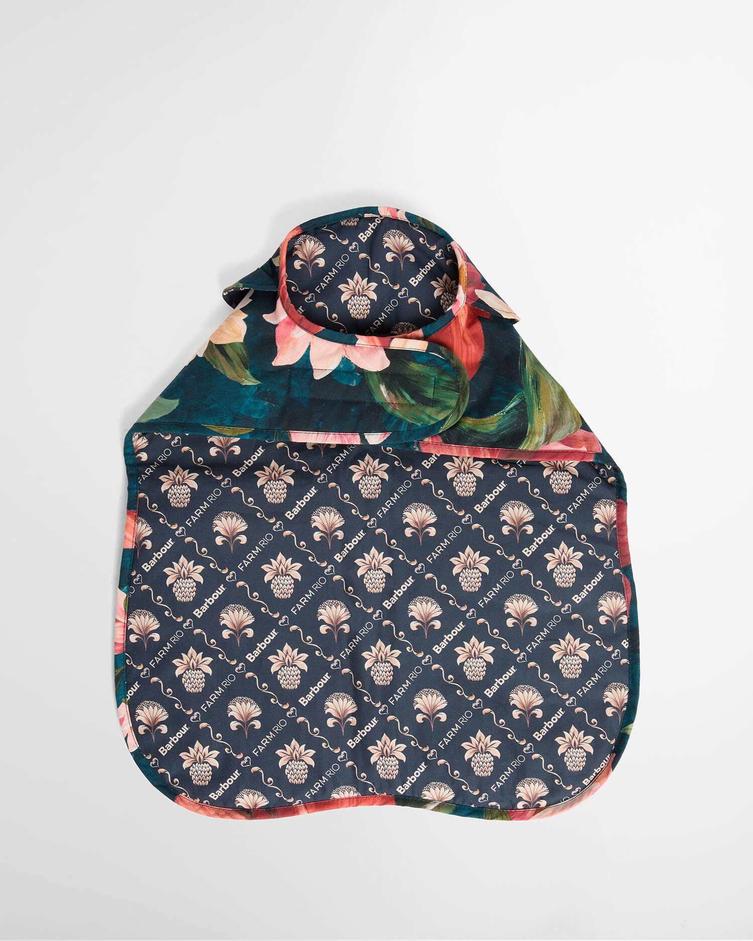Cappottino per cani Wild Flower Barbour x FARM Rio Navy Wildflower