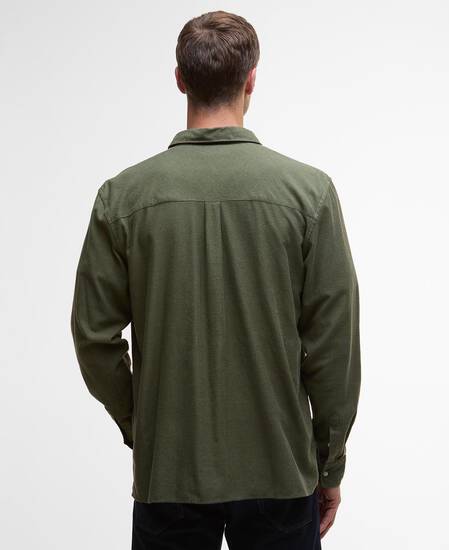 Sealane Relaxed Long-Sleeved Shirt Olive