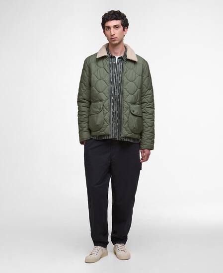 Jig Quilted Jacket Thyme