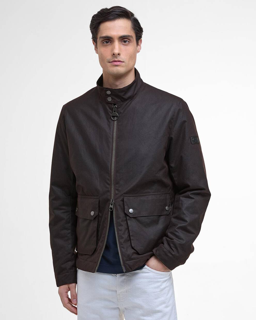 Lutlaw Waxed Harrington Jacket