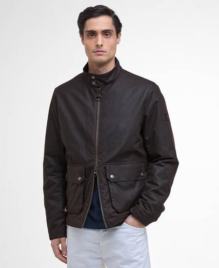 Wachsjacke Lutlaw Harrington Rustic
