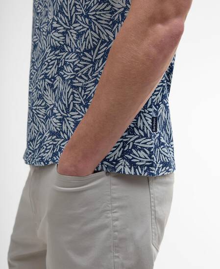 Jackstone Printed Polo Shirt Dark Denim Jackstone Printed Polo Shirt Dark Denim