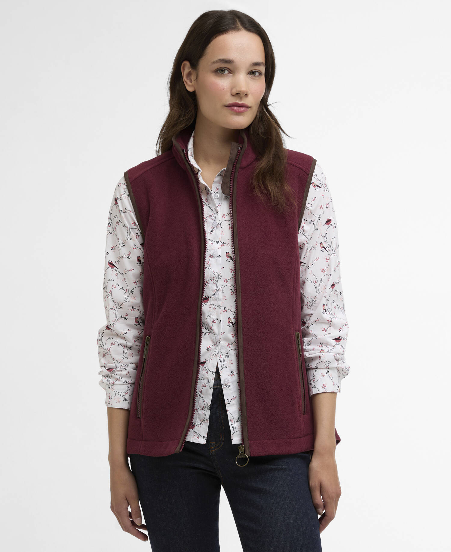 Country Colton Fleece Gilet Port image number 0