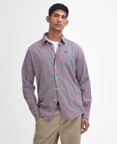 Finkle Tailored Long-Sleeved Shirt Merlot