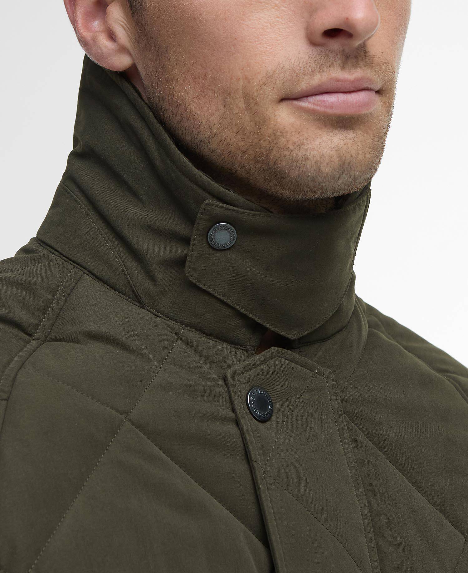 Modern Bedale Quilted Jacket Olive image number 4
