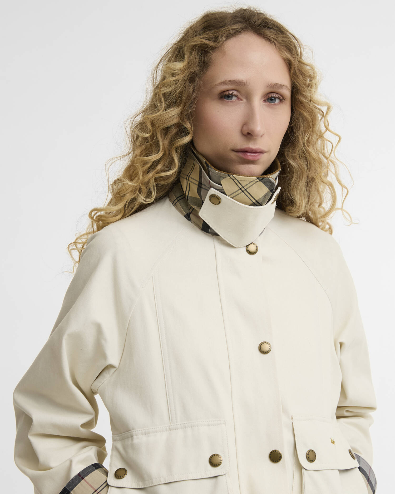 Cropped Beadnell Casual Jacket Light Pearl/Dress/Beige image number 4