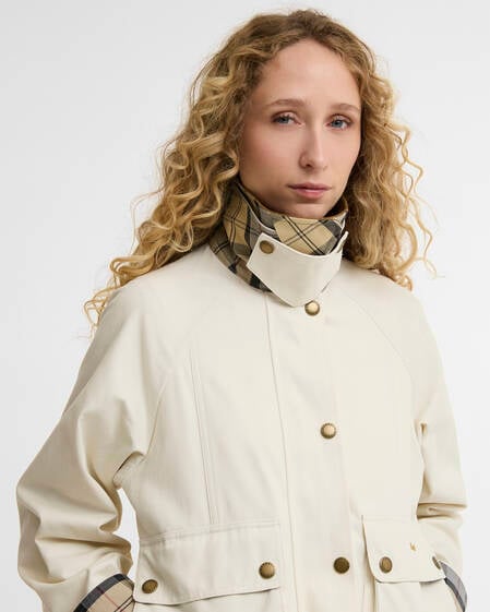 Cropped Beadnell Casual Jacket Light Pearl/Dress/Beige