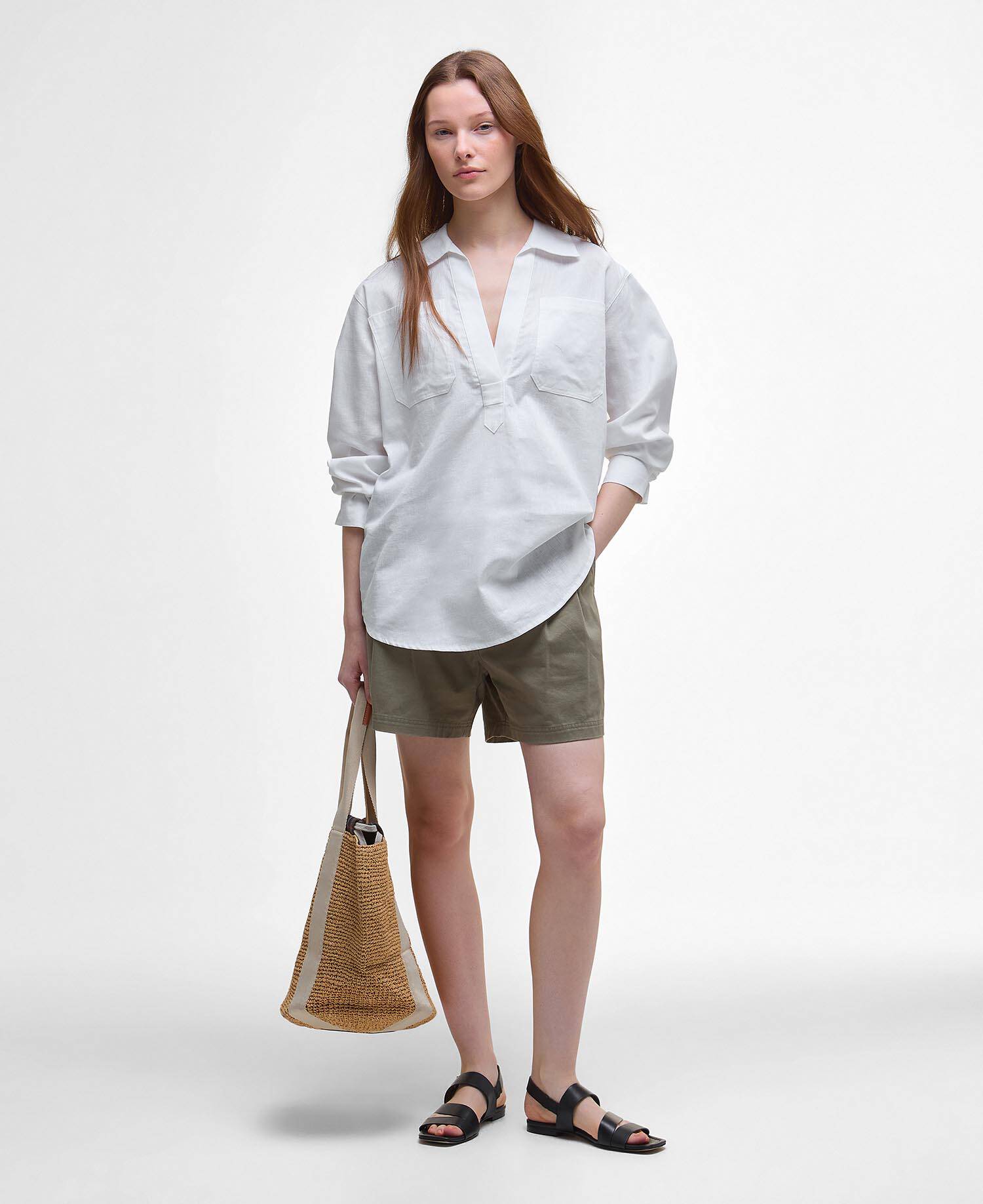 Cecile Relaxed Tunic Shirt image number 1