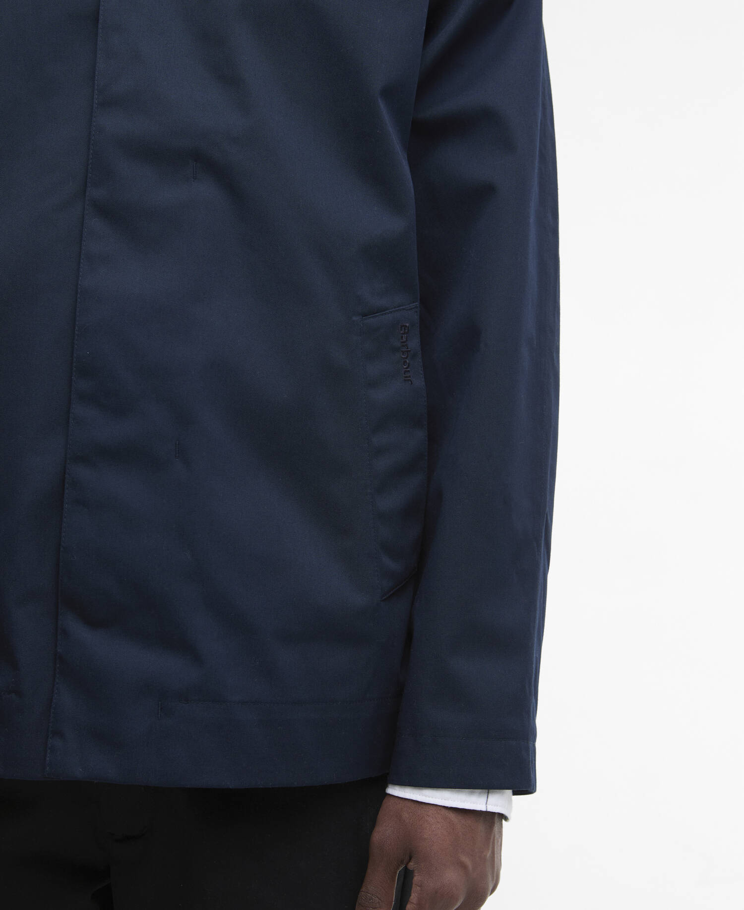 Short Rokig Waterproof Jacket Navy/Highland Loch image number 4