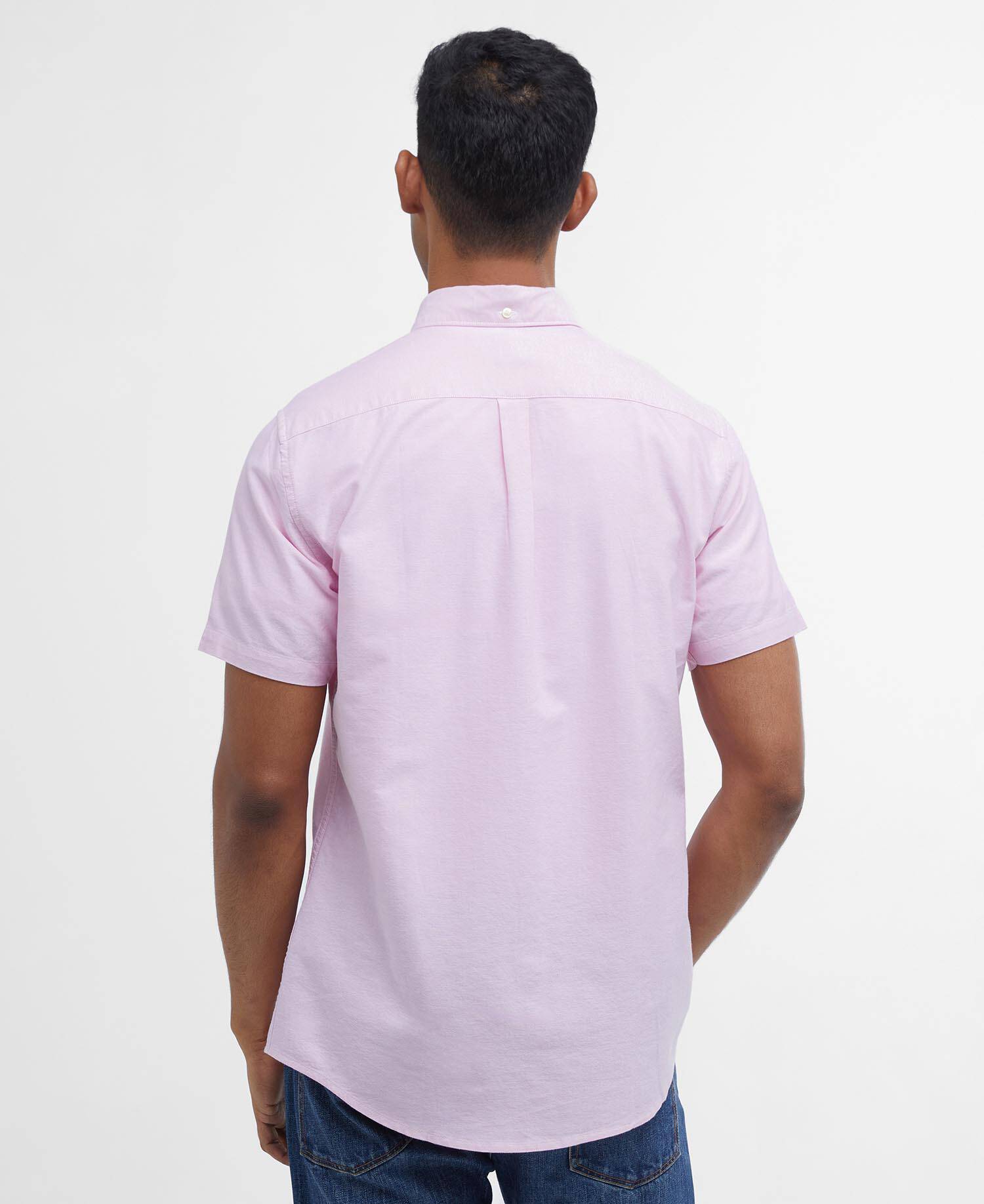 Oxtown Oxford Tailored Short-Sleeved Shirt Classic Pink image number 2