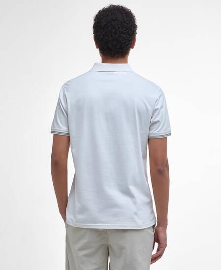 Austwick Tipped Polo Shirt Whisper White