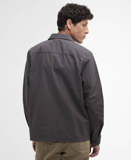 Overshirt Crail in ripstop cerato Asphalt