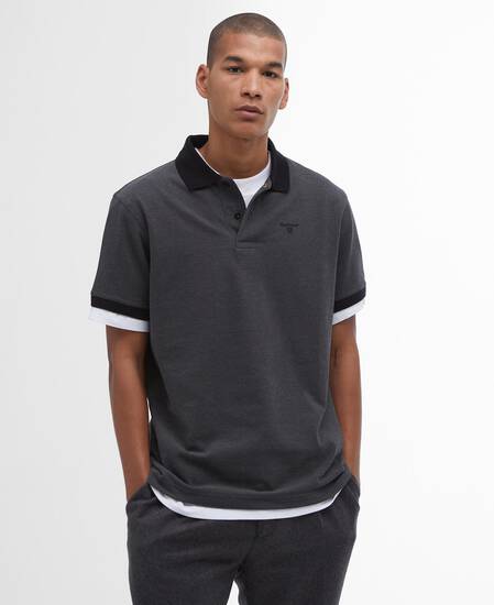 Essential Sports Mix Short-Sleeved Polo Shirt Classic Black Essential Sports Mix Short-Sleeved Polo Shirt Classic Black