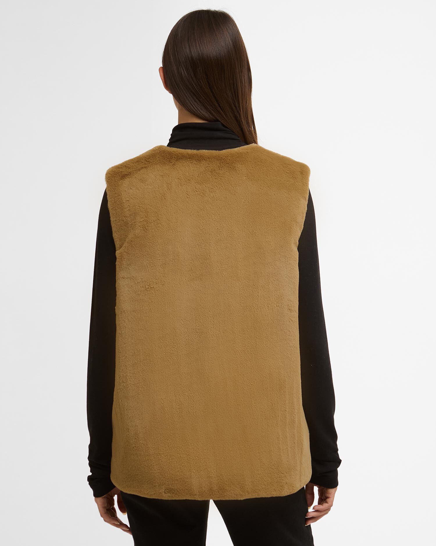 Mialn Fur Gilet Antique Bronze