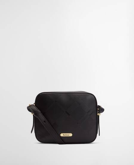 Ledertasche Daphne Crossbody Black/ Deboss Tartan