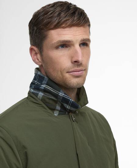 Wadded Lorden Showerproof Mac Olive