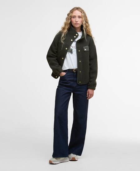Mabel Fleece Olive