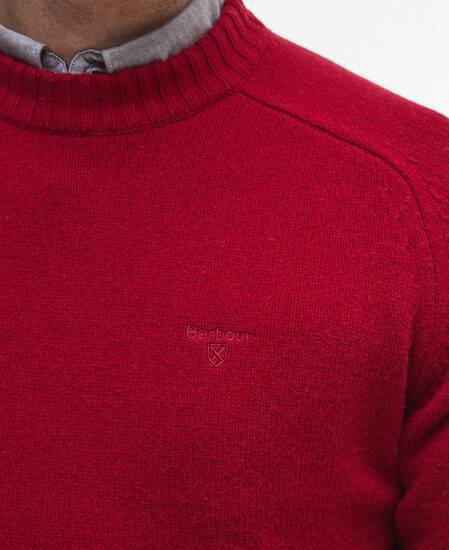 Grangetown Crew Neck Jumper Biking Red