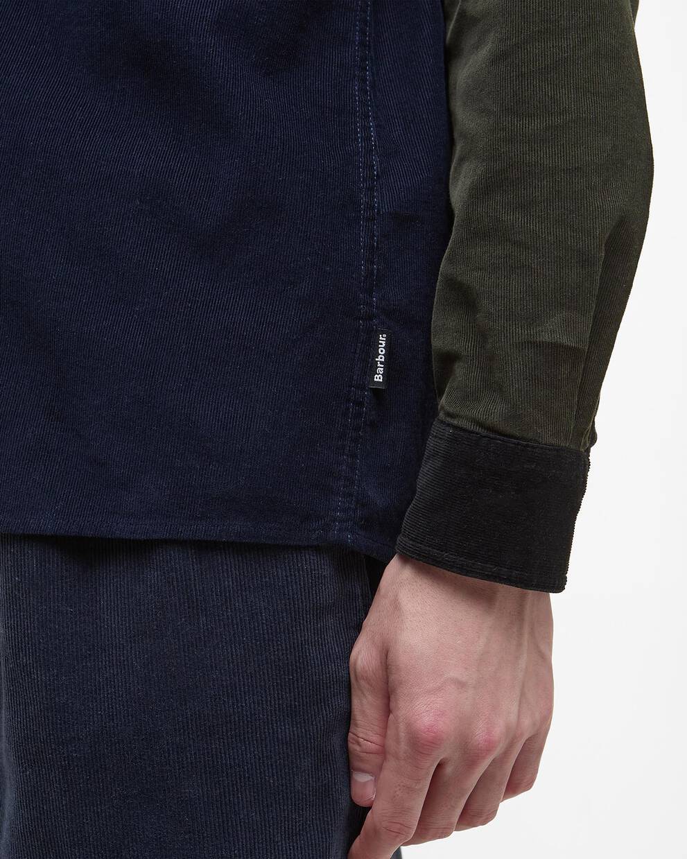 Camicia a coste oversize Patchwork