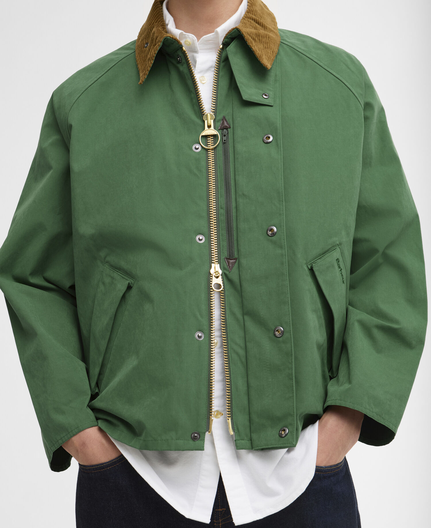 Giacca casual oversize Transporter Racing Green