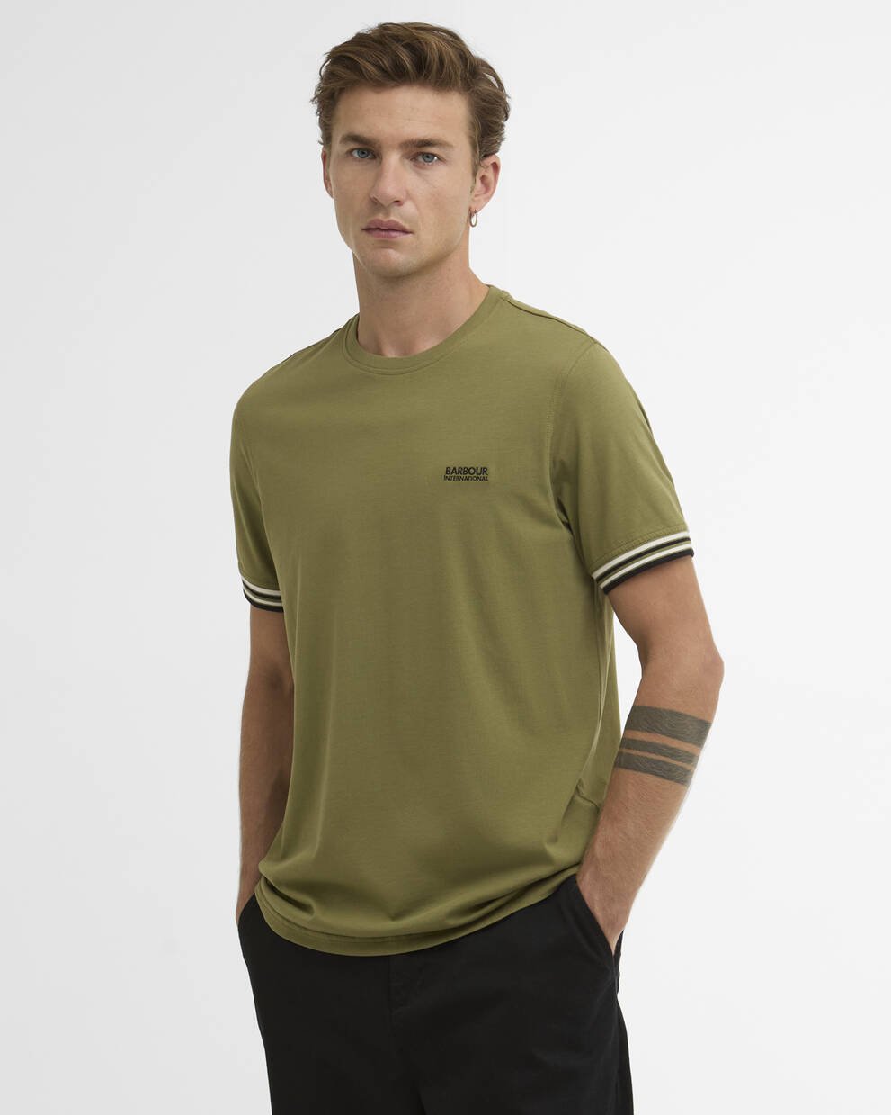 T-shirt Burnwood con fondo manica a contrasto