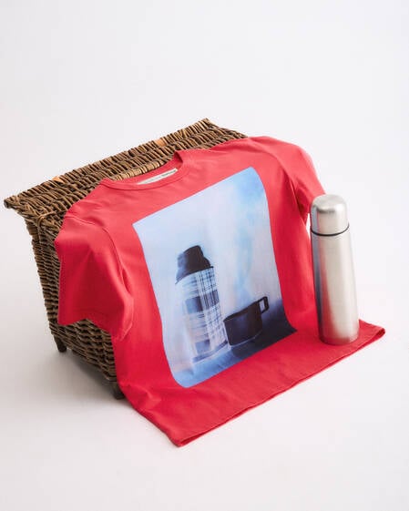 Paul Smith Loves Barbour T-Shirt Crosby Winterberry