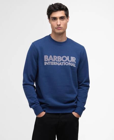 Essential Graphic Crew Sweatshirt Insignia Blue