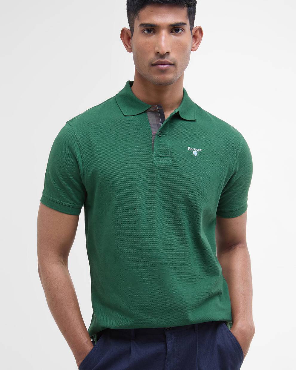 Tartan Pique Polo Shirt