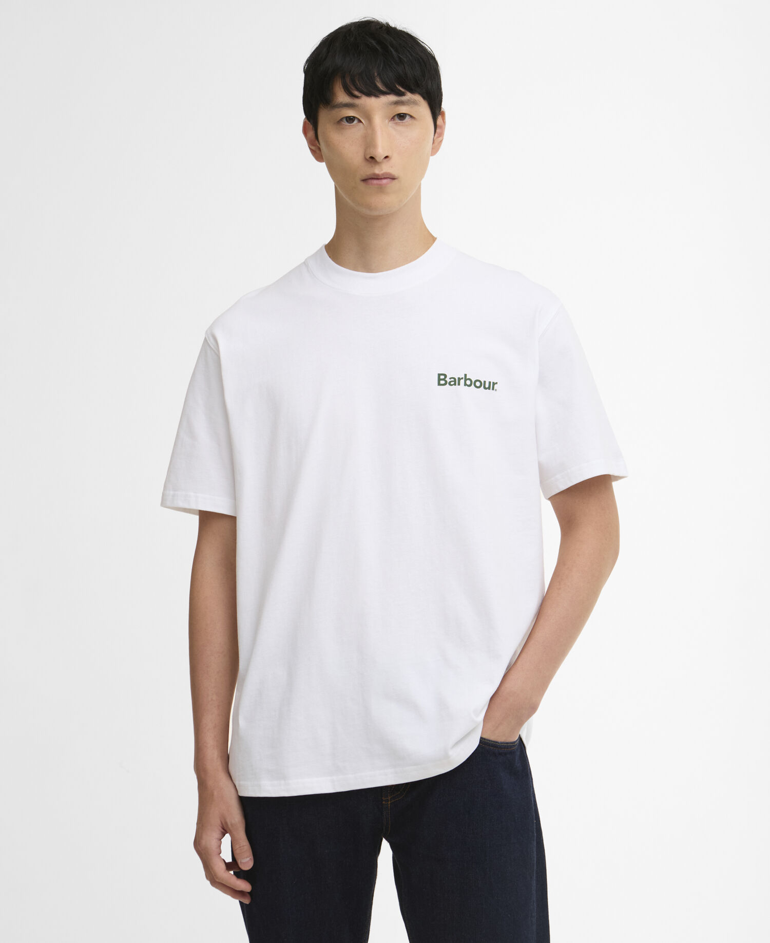 Crossby Archive Logo Oversized T-Shirt White