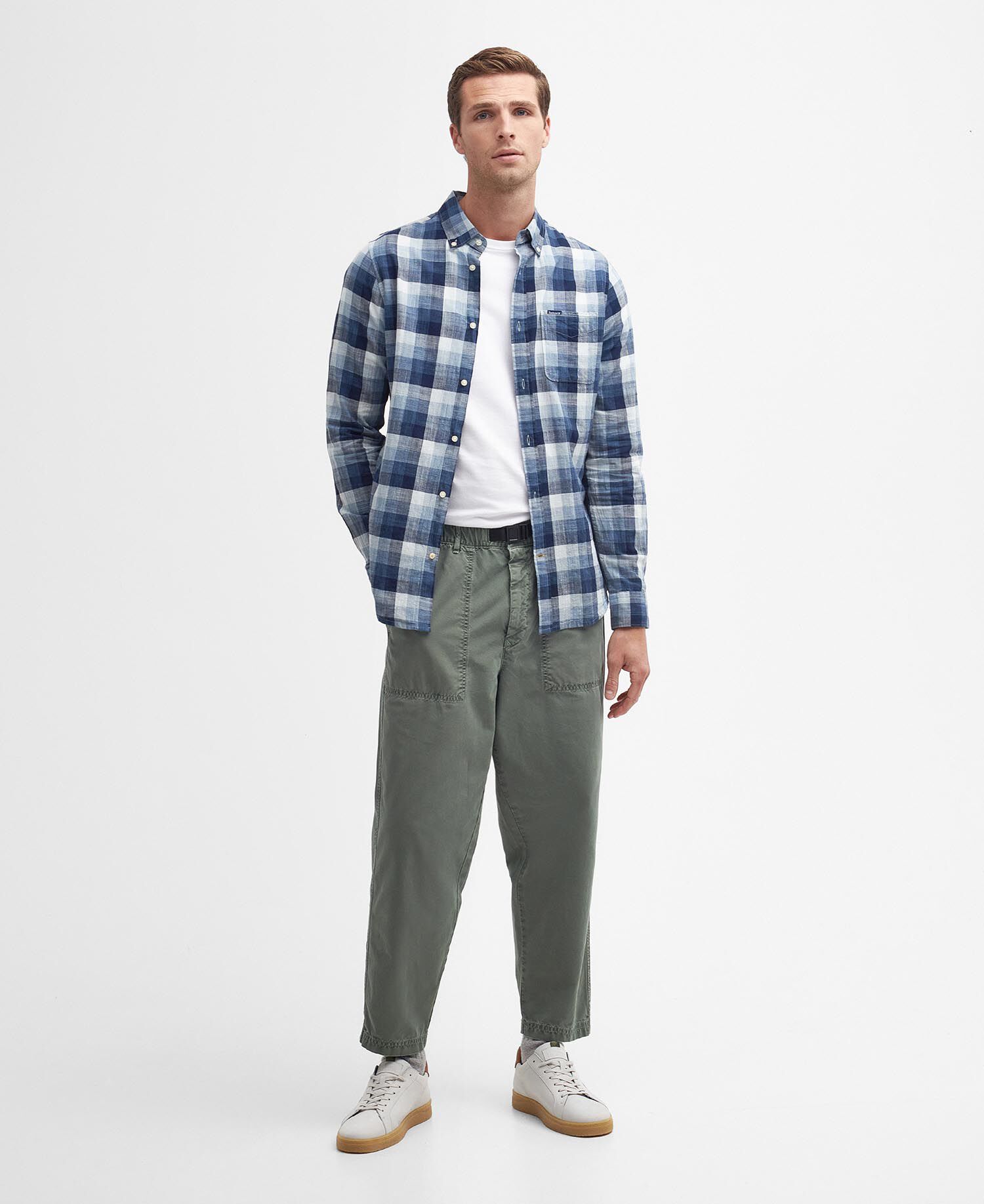 Hillroad Tailored Long-Sleeved Shirt Classic Navy