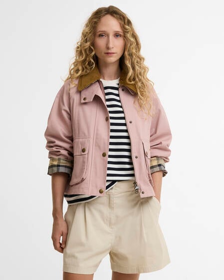 Giacca casual Beadnell dal taglio crop Gardenia/Dress/Beige