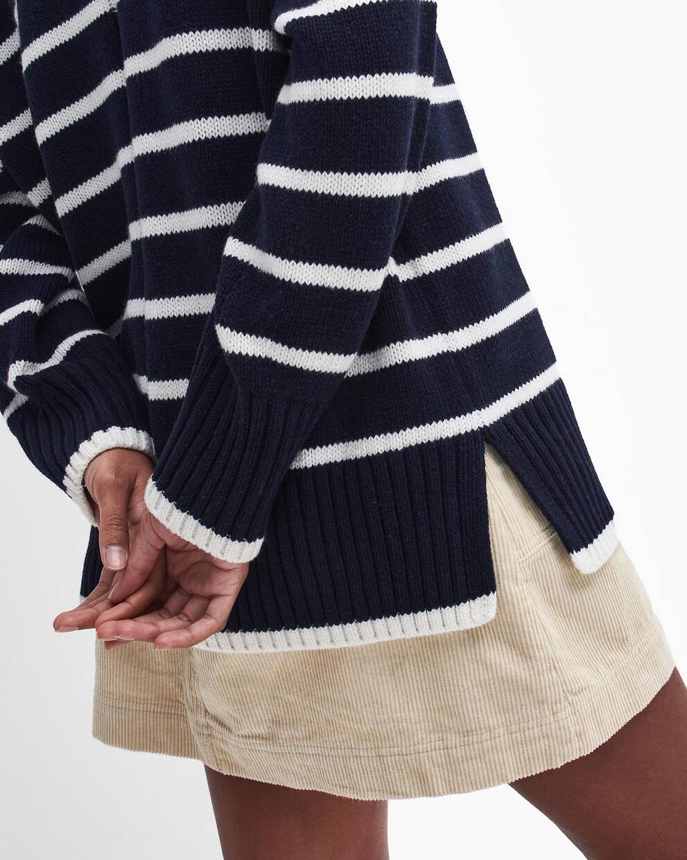 Belmore Striped Crew Neck Jumper