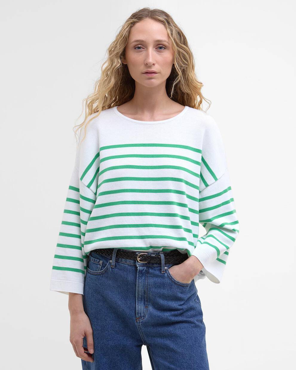 Kayleigh Striped Crew Neck Jumper