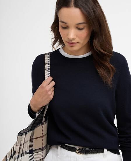 Oakley Merino-Blend Crew Neck Jumper Navy