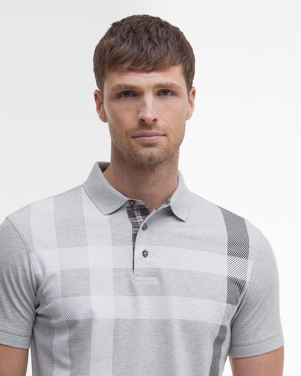 Blaine Tartan Short-Sleeved Polo Shirt