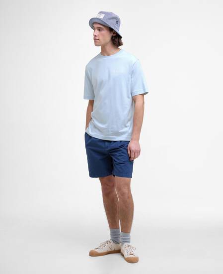 Moonwell T-Shirt Bleached Blue Moonwell T-Shirt Bleached Blue