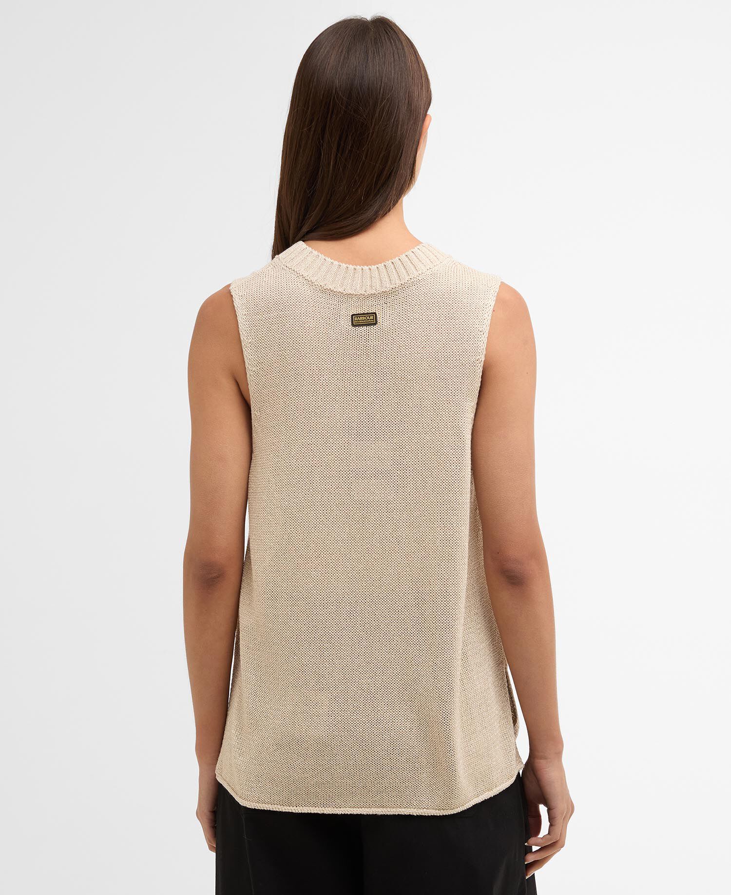 Valencia Knitted Vest Ecru