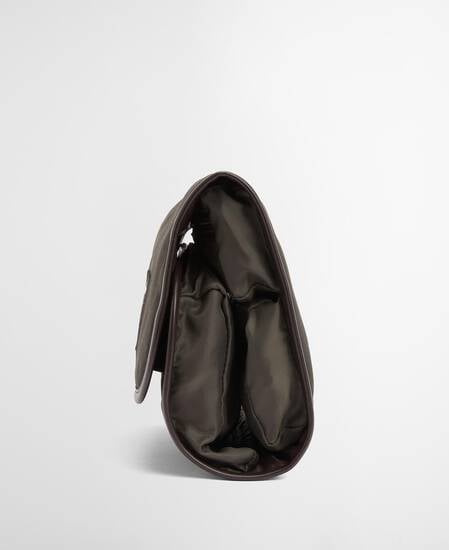 Waxed Hanging Washbag Olive/Beacon
