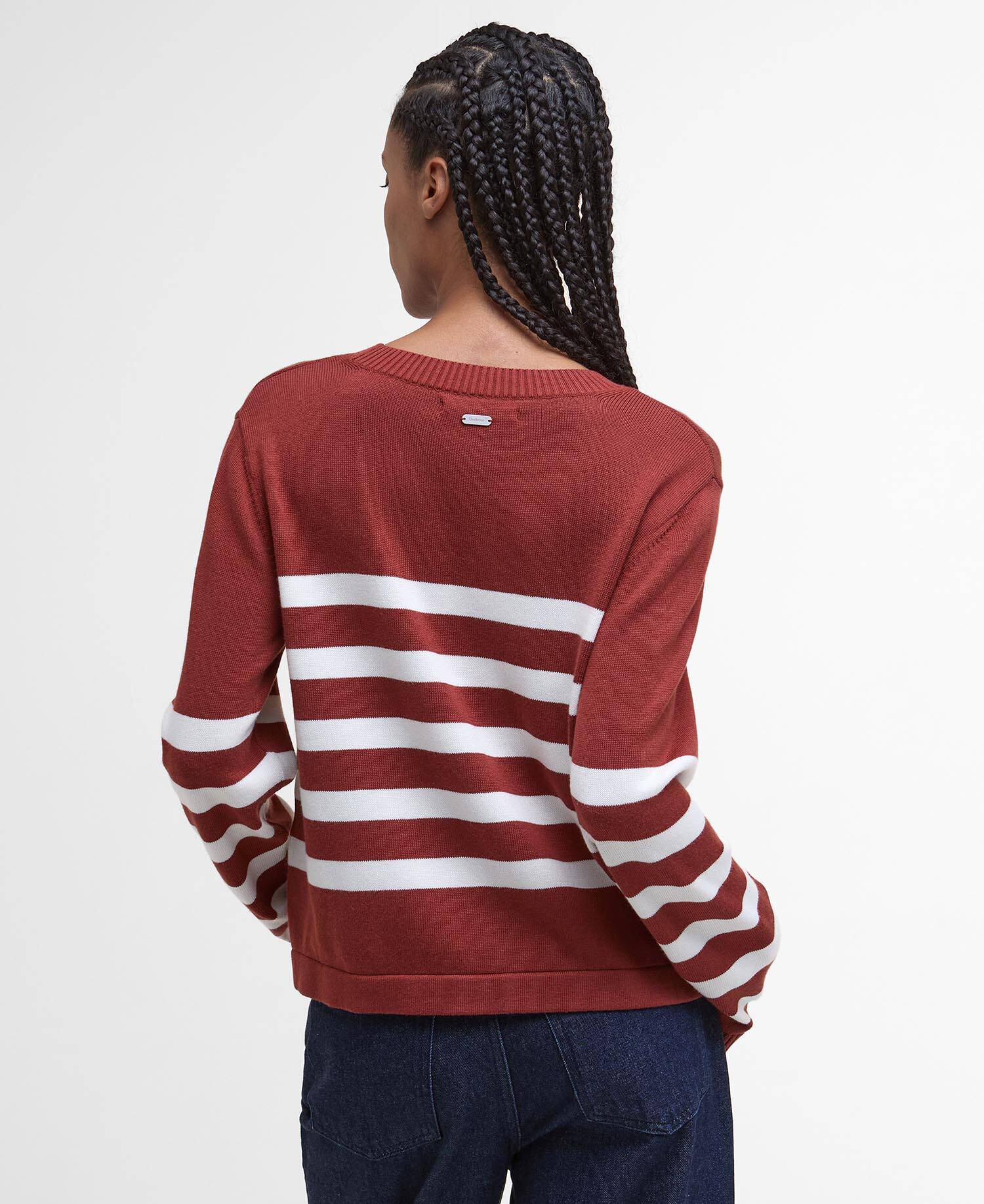 Demi Striped Crew Neck Jumper image number 2